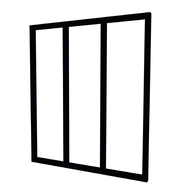 ECRAN ALTERNE CINTRE 45 x 1800 x 1800 MM PARE-VUE - PIN TRAITE CLASSE 4